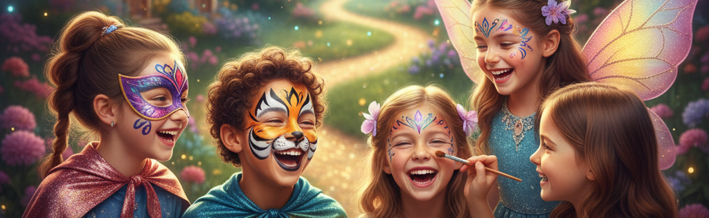 How Face Painting Transforms Kids!