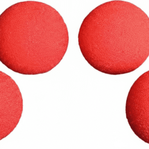 2 inch Super Soft Sponge Balls- Red Pack of 4 by Gosh
