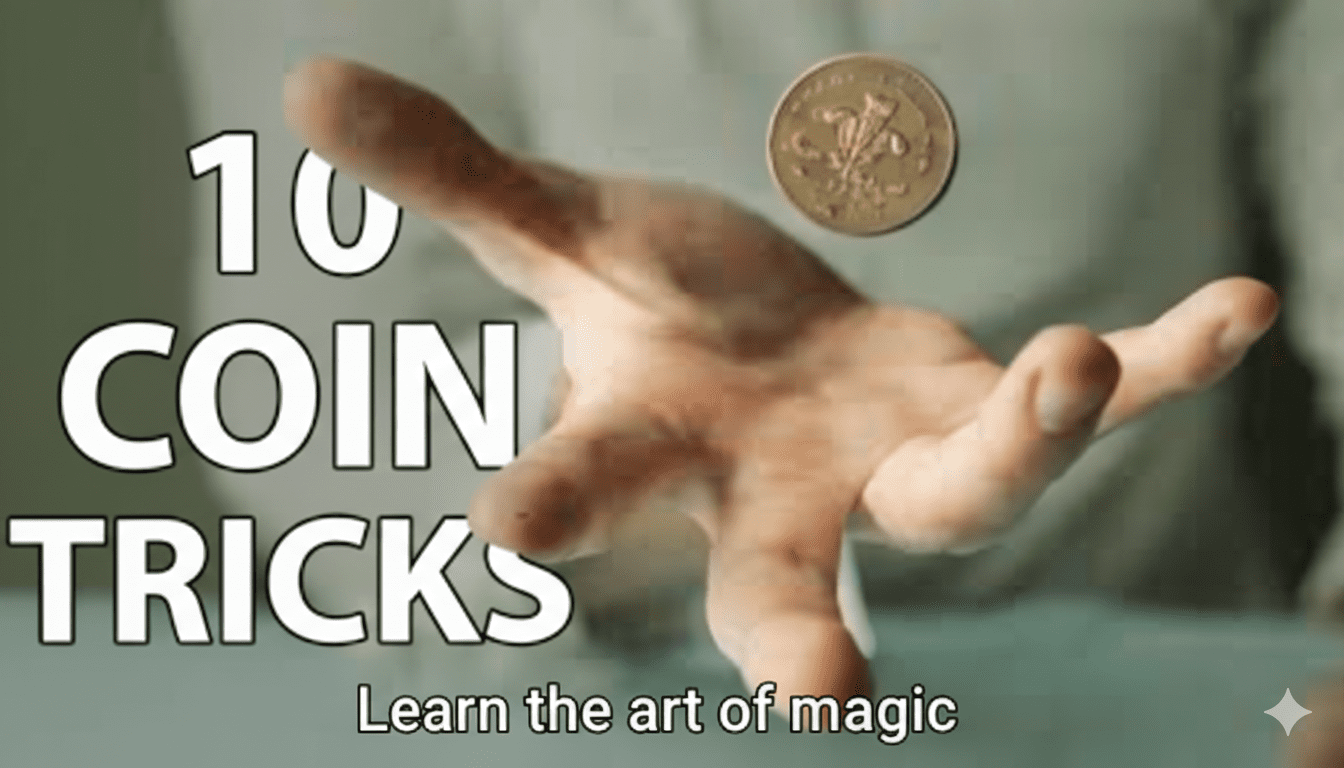 Incredible Coin Magic Tricks (Production, Vanish & Jump) Incredible Coin Magic Tricks (Production, Vanish & Jump)